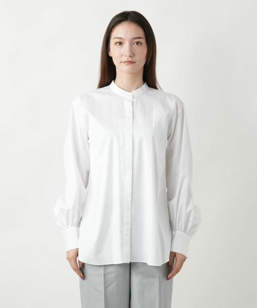 Leilian / レリアン シャツ・ブラウス | ストライプ柄ブラウス | 詳細4