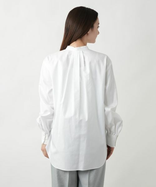 Leilian / レリアン シャツ・ブラウス | ストライプ柄ブラウス | 詳細6