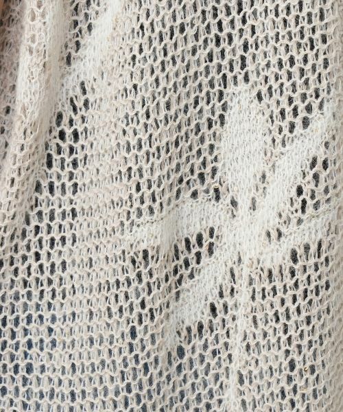 Leilian / レリアン テーラードジャケット | リーフ柄ニットベスト | 詳細11