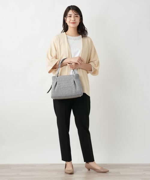 Leilian / レリアン ハンドバッグ | 異素材ミックストート | 詳細10