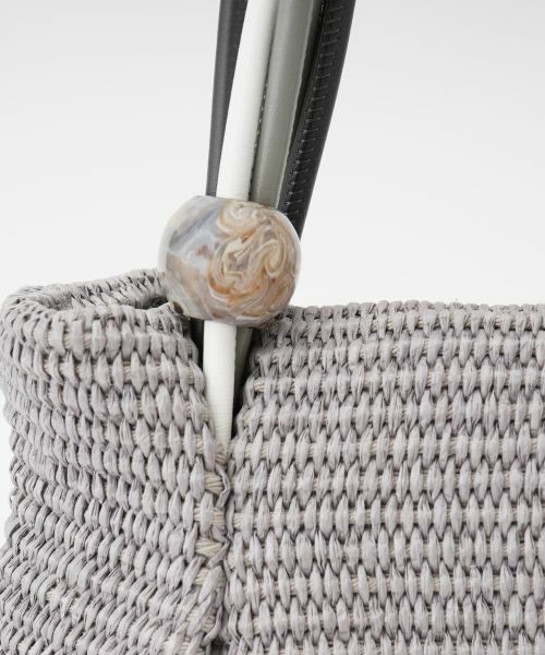 Leilian / レリアン ハンドバッグ | 異素材ミックストート | 詳細6