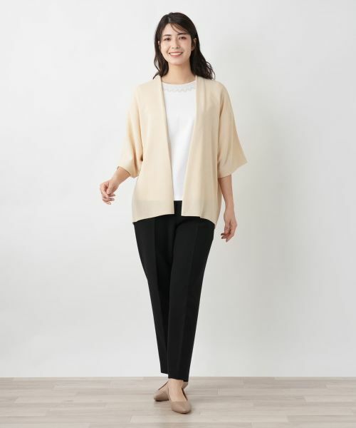 Leilian / レリアン カーディガン・ボレロ | ドルマンカーディガン【ROCHAS Premiere】 | 詳細1