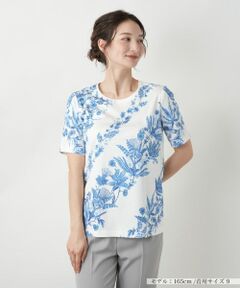 Leilian / レリアン Tシャツ | プリントTシャツ【ROCHAS Premiere】