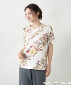 Leilian / レリアン Tシャツ | プリントTシャツ【ROCHAS Premiere】