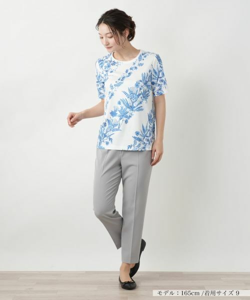 Leilian / レリアン Tシャツ | プリントTシャツ【ROCHAS Premiere】 | 詳細4