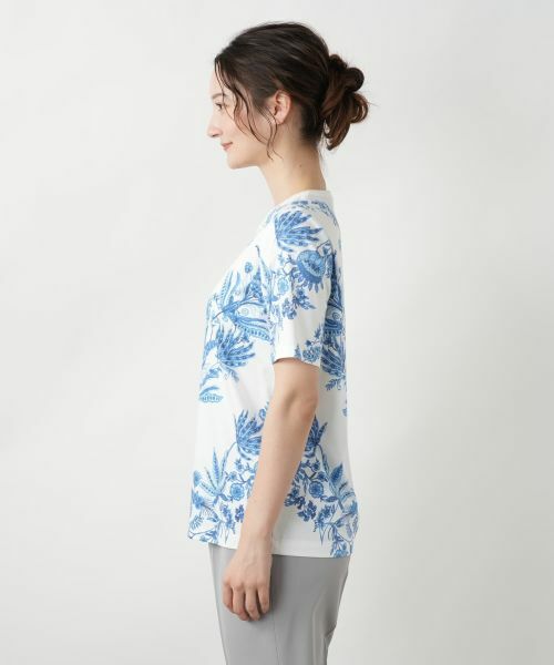 Leilian / レリアン Tシャツ | プリントTシャツ【ROCHAS Premiere】 | 詳細8