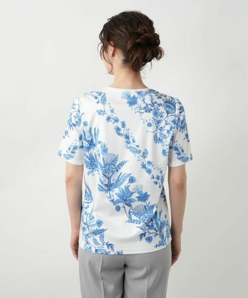 Leilian / レリアン Tシャツ | プリントTシャツ【ROCHAS Premiere】 | 詳細9