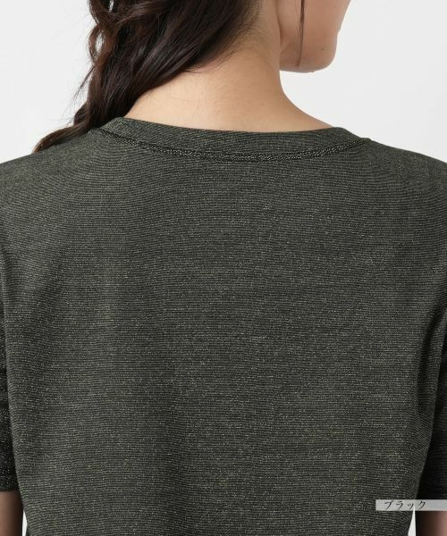 Leilian / レリアン カットソー | ラメクルーネックカットソー【ROCHAS Premiere】 | 詳細11