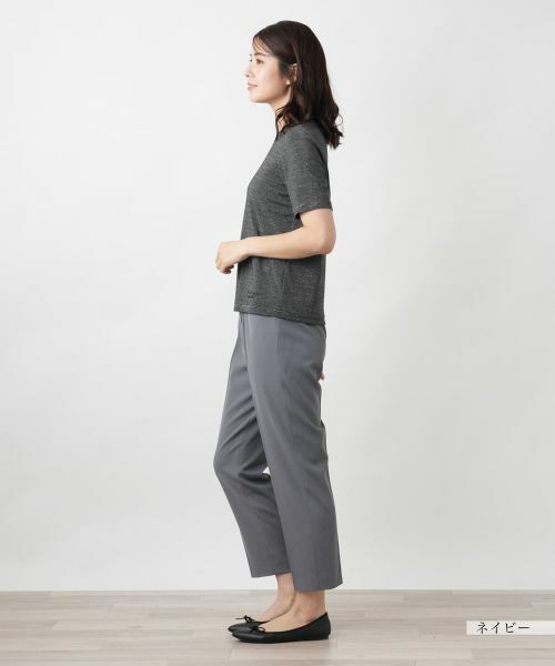 Leilian / レリアン カットソー | ラメクルーネックカットソー【ROCHAS Premiere】 | 詳細2