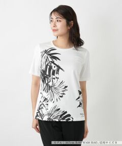 Leilian / レリアン Tシャツ | プリントTシャツ【ROCHAS Premiere】