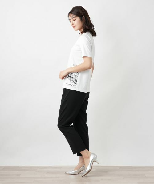 Leilian / レリアン Tシャツ | プリントTシャツ【ROCHAS Premiere】 | 詳細2