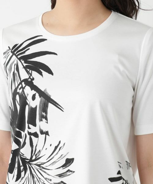 Leilian / レリアン Tシャツ | プリントTシャツ【ROCHAS Premiere】 | 詳細7