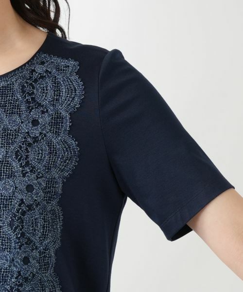 Leilian / レリアン カットソー | 刺繍カットソー【ROCHAS Premiere】 | 詳細10