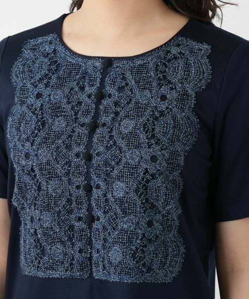 Leilian / レリアン カットソー | 刺繍カットソー【ROCHAS Premiere】 | 詳細7