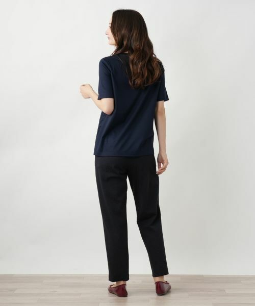 Leilian / レリアン Tシャツ | 刺繍Tシャツ【ROCHAS Premiere】 | 詳細3