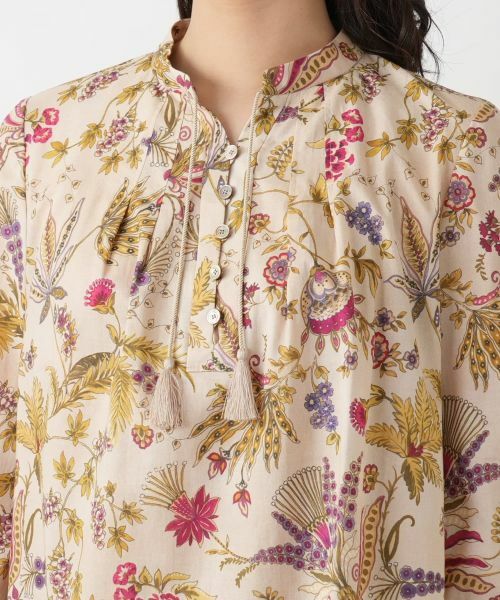 Leilian / レリアン シャツ・ブラウス | プリントブラウス【ROCHAS Premiere】 | 詳細7