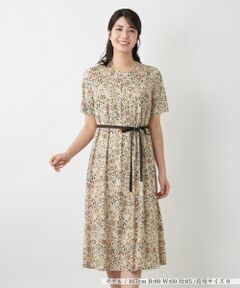 Leilian / レリアン ドレス | プリントフレアワンピース【ROCHAS Premiere】