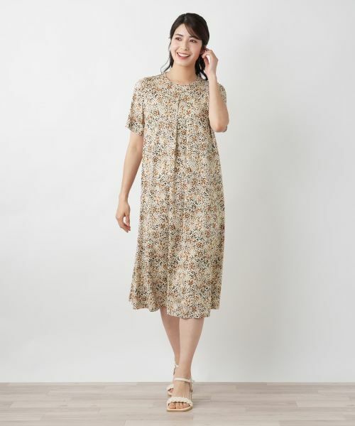 Leilian / レリアン ドレス | プリントフレアワンピース【ROCHAS Premiere】 | 詳細4