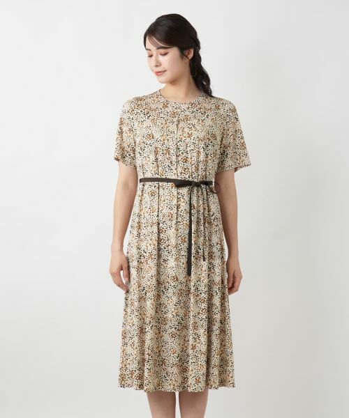 Leilian / レリアン ドレス | プリントフレアワンピース【ROCHAS Premiere】 | 詳細5