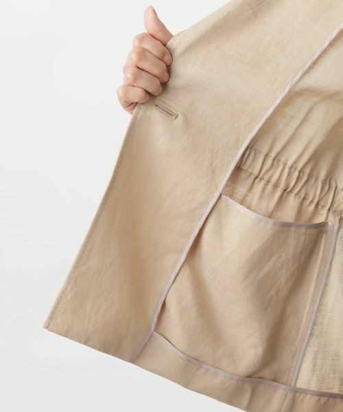 Leilian / レリアン テーラードジャケット | シャーリングブレザー【ROCHAS Premiere】 | 詳細12