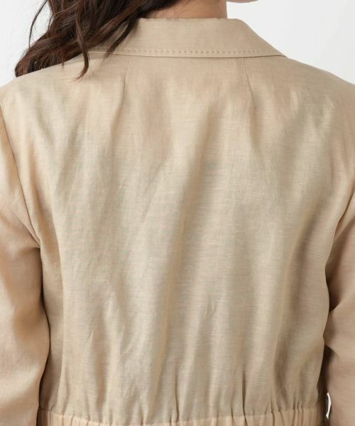 Leilian / レリアン テーラードジャケット | シャーリングブレザー【ROCHAS Premiere】 | 詳細8