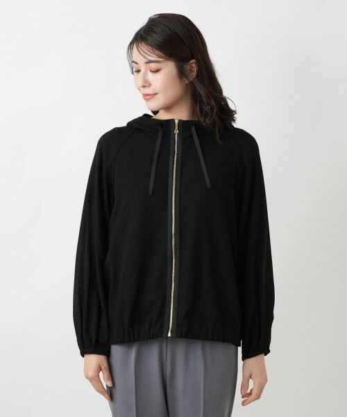 Leilian / レリアン その他アウター | フーデッドブルゾン【ROCHAS Premiere】 | 詳細4