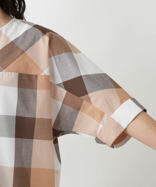 Leilian / レリアン シャツ・ブラウス | ブロックチェックブラウス【ROCHAS Premiere】 | 詳細10