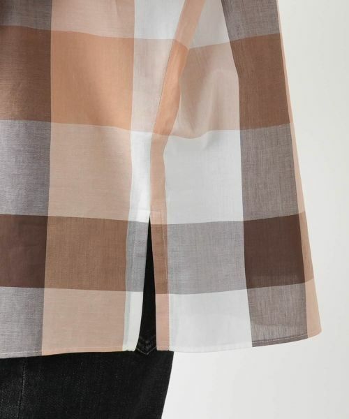 Leilian / レリアン シャツ・ブラウス | ブロックチェックブラウス【ROCHAS Premiere】 | 詳細11