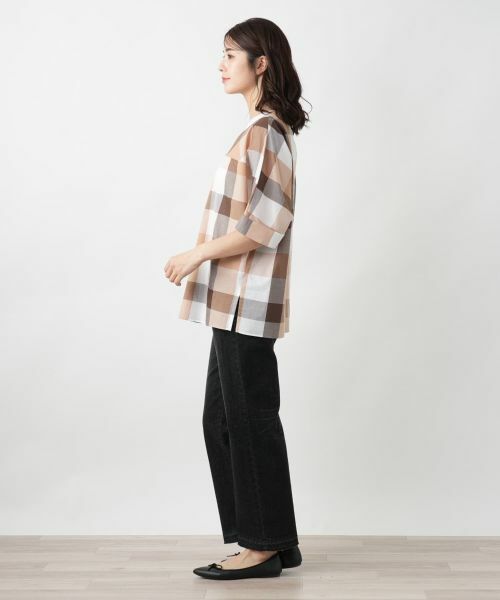 Leilian / レリアン シャツ・ブラウス | ブロックチェックブラウス【ROCHAS Premiere】 | 詳細2