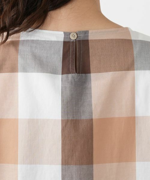 Leilian / レリアン シャツ・ブラウス | ブロックチェックブラウス【ROCHAS Premiere】 | 詳細9
