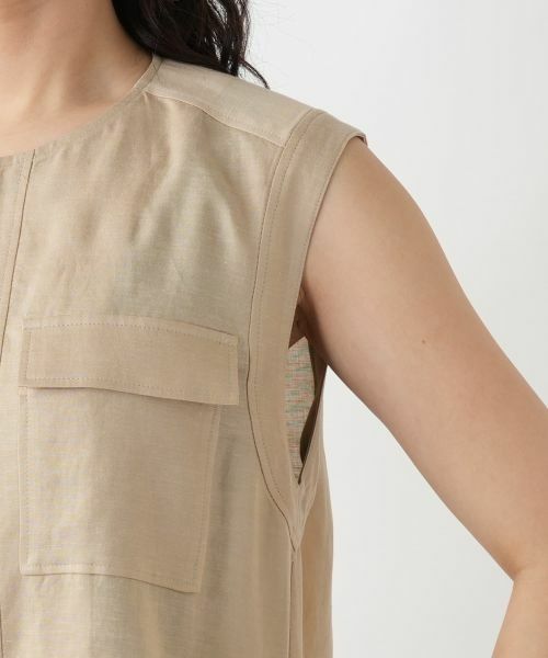 Leilian / レリアン テーラードジャケット | ドロストロングベスト【ROCHAS Premiere】 | 詳細10