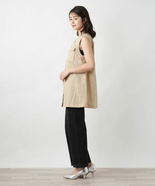 Leilian / レリアン テーラードジャケット | ドロストロングベスト【ROCHAS Premiere】 | 詳細2