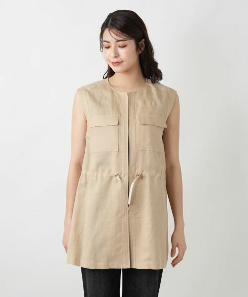 Leilian / レリアン テーラードジャケット | ドロストロングベスト【ROCHAS Premiere】 | 詳細5