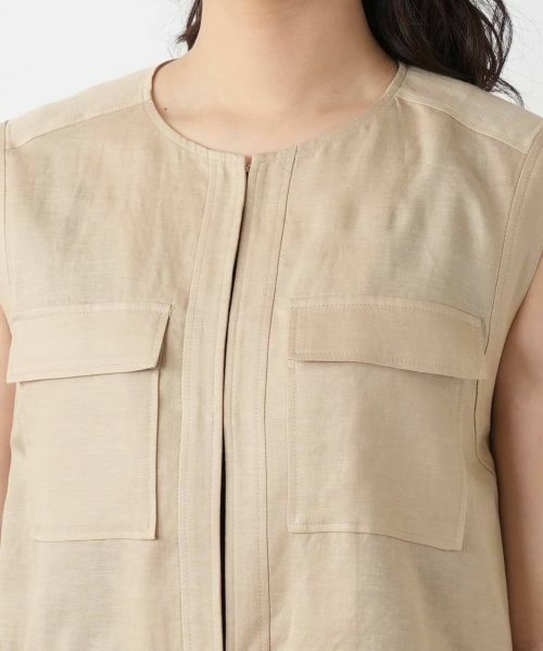 Leilian / レリアン テーラードジャケット | ドロストロングベスト【ROCHAS Premiere】 | 詳細8