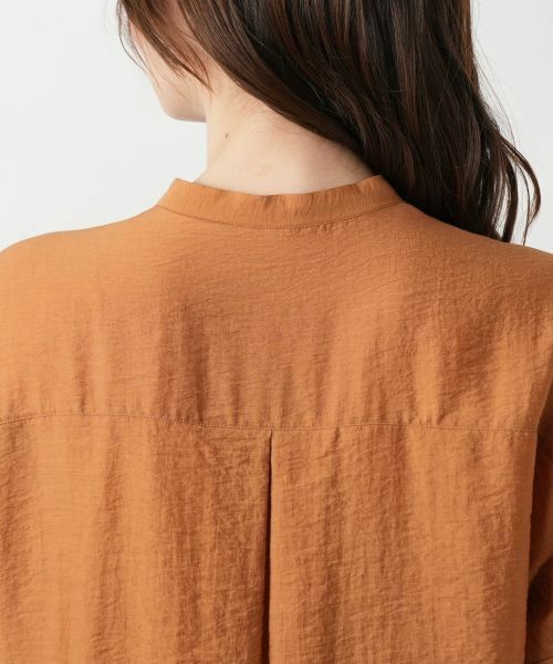 Leilian / レリアン シャツ・ブラウス | バンドカラーブラウス【ROCHAS Premiere】 | 詳細11