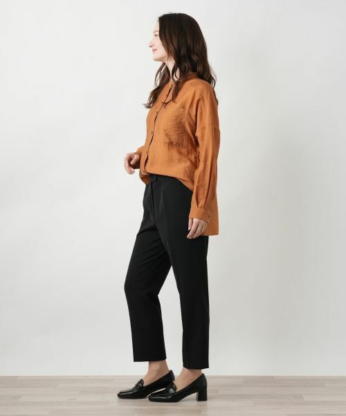 Leilian / レリアン シャツ・ブラウス | バンドカラーブラウス【ROCHAS Premiere】 | 詳細5