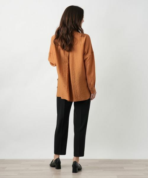 Leilian / レリアン シャツ・ブラウス | バンドカラーブラウス【ROCHAS Premiere】 | 詳細6