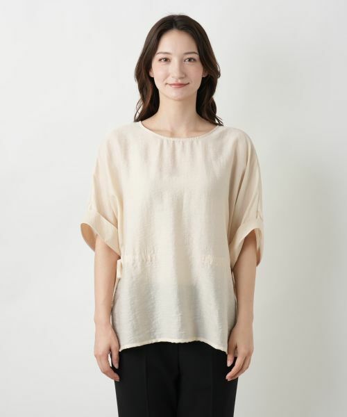 Leilian / レリアン シャツ・ブラウス | オーバーサイズブラウス【ROCHAS Premiere】 | 詳細10