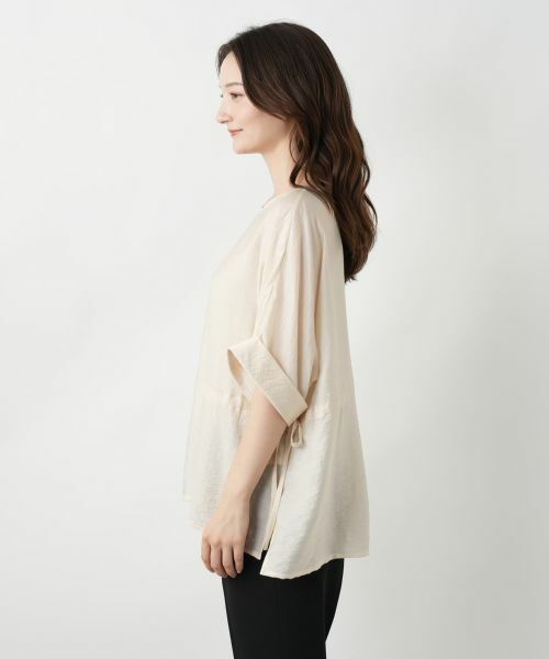 Leilian / レリアン シャツ・ブラウス | オーバーサイズブラウス【ROCHAS Premiere】 | 詳細11