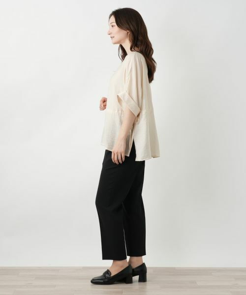 Leilian / レリアン シャツ・ブラウス | オーバーサイズブラウス【ROCHAS Premiere】 | 詳細8