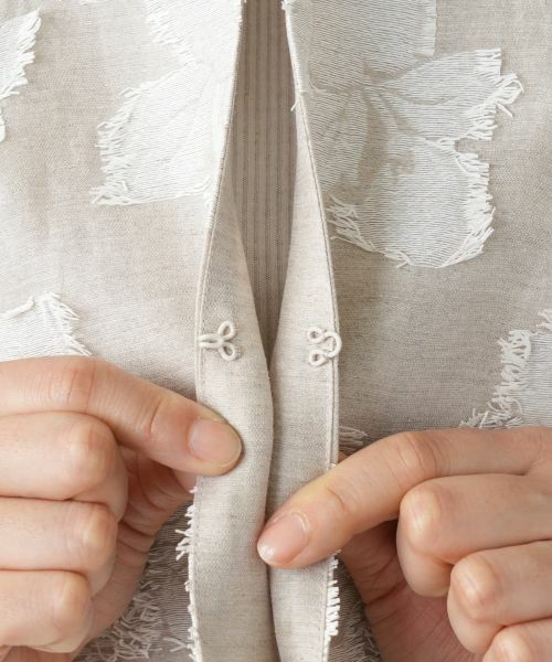 Leilian / レリアン テーラードジャケット | ノーカラージャケット【ROCHAS Premiere】 | 詳細11