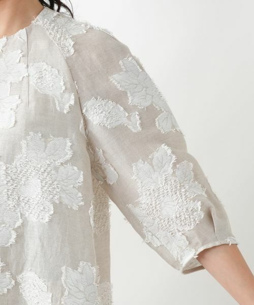 Leilian / レリアン テーラードジャケット | ノーカラージャケット【ROCHAS Premiere】 | 詳細9