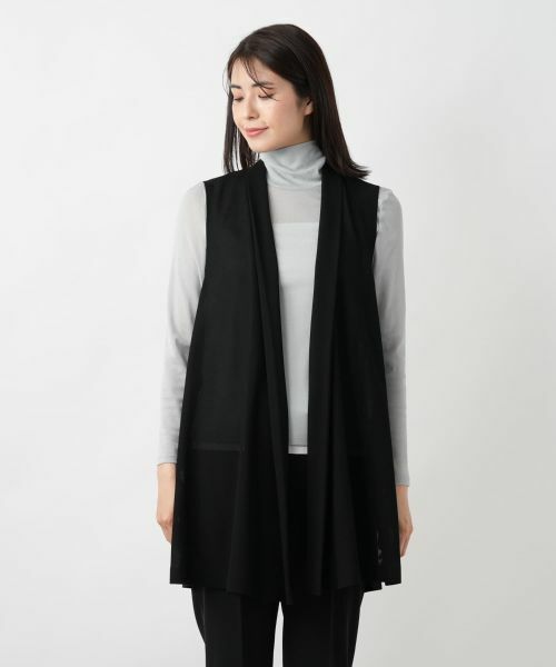 Leilian / レリアン テーラードジャケット | シアーベスト【ROCHAS Premiere】 | 詳細4