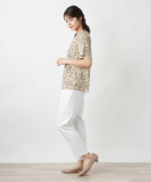 Leilian / レリアン カットソー | プリントカットソー【ROCHAS Premiere】 | 詳細2