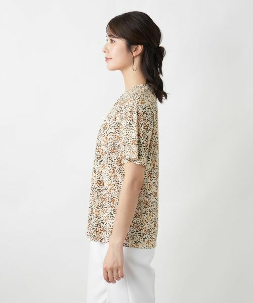 Leilian / レリアン カットソー | プリントカットソー【ROCHAS Premiere】 | 詳細5