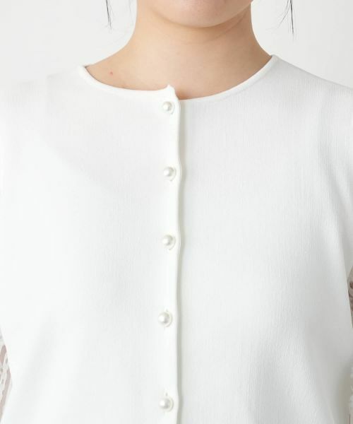 Leilian / レリアン カーディガン・ボレロ | 【店舗人気】切替ボリュームスリーブカーディガン | 詳細10