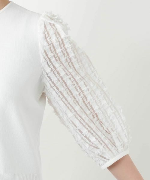 Leilian / レリアン カーディガン・ボレロ | 【店舗人気】切替ボリュームスリーブカーディガン | 詳細12