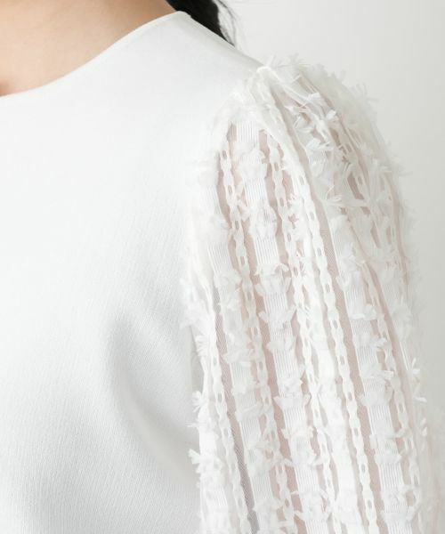 Leilian / レリアン カーディガン・ボレロ | 【店舗人気】切替ボリュームスリーブカーディガン | 詳細14
