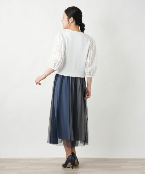 Leilian / レリアン カーディガン・ボレロ | 【店舗人気】切替ボリュームスリーブカーディガン | 詳細6