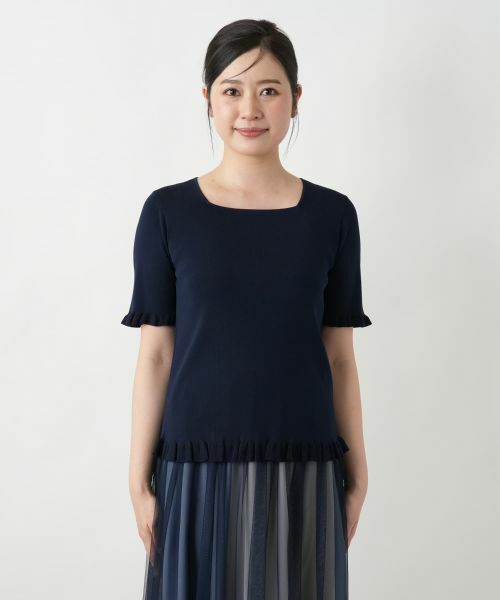 Leilian / レリアン ニット・セーター | 【店舗人気】スクエアネックニット | 詳細10